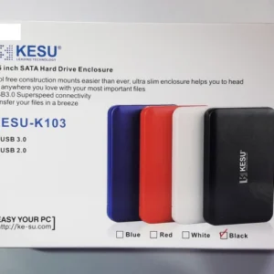 KESU K103 2.5 Inch SATA Hard Drive Enclosure – USB 3.0 External HDD Case