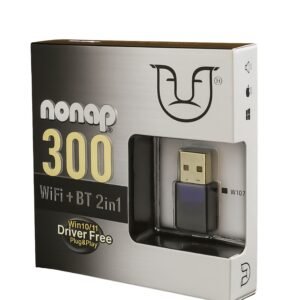 Nonap 300 WiFi + Bluetooth Adapter – 2 in 1 USB Wireless Adapter