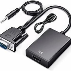 VGA to HDMI Adapter with Audio – High Quality Video Converter