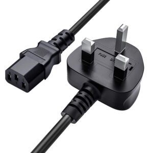 Power Cable 3 Pin – 1.5 Meter High Quality Power Cord