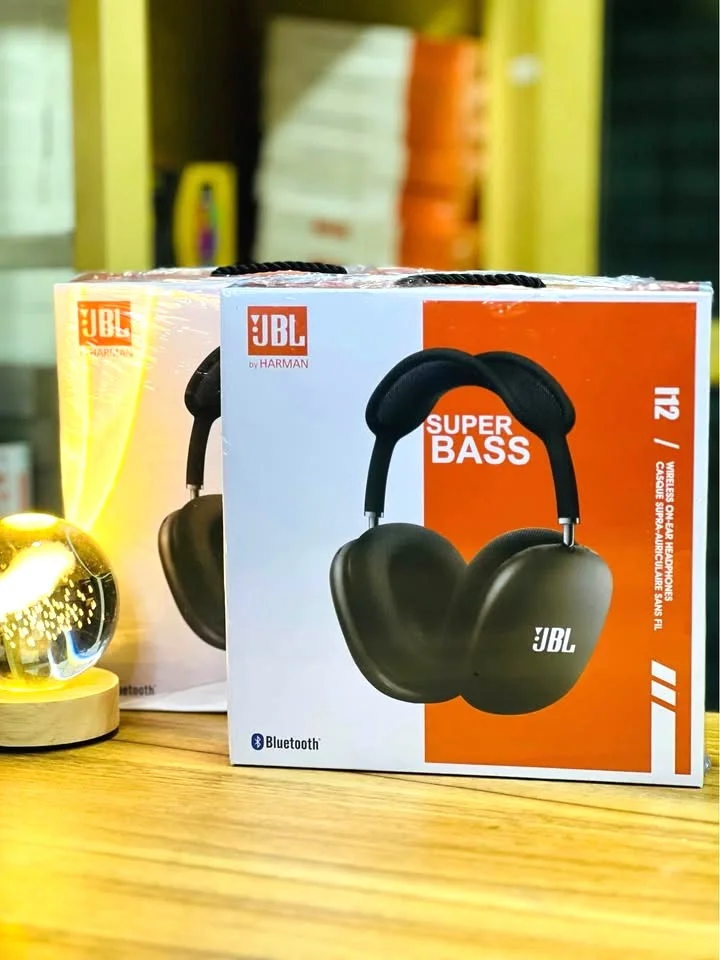 JBL i12 Super Bass Wireless Bluetooth Headphones – High Quality Stereo Sound - Image 3